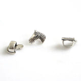 5PCS Horse Head Sliders for 10x6mm Leather Bracelet Making