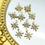 10Pcs Rhinestone Star Charms for DIY Jewelry Making