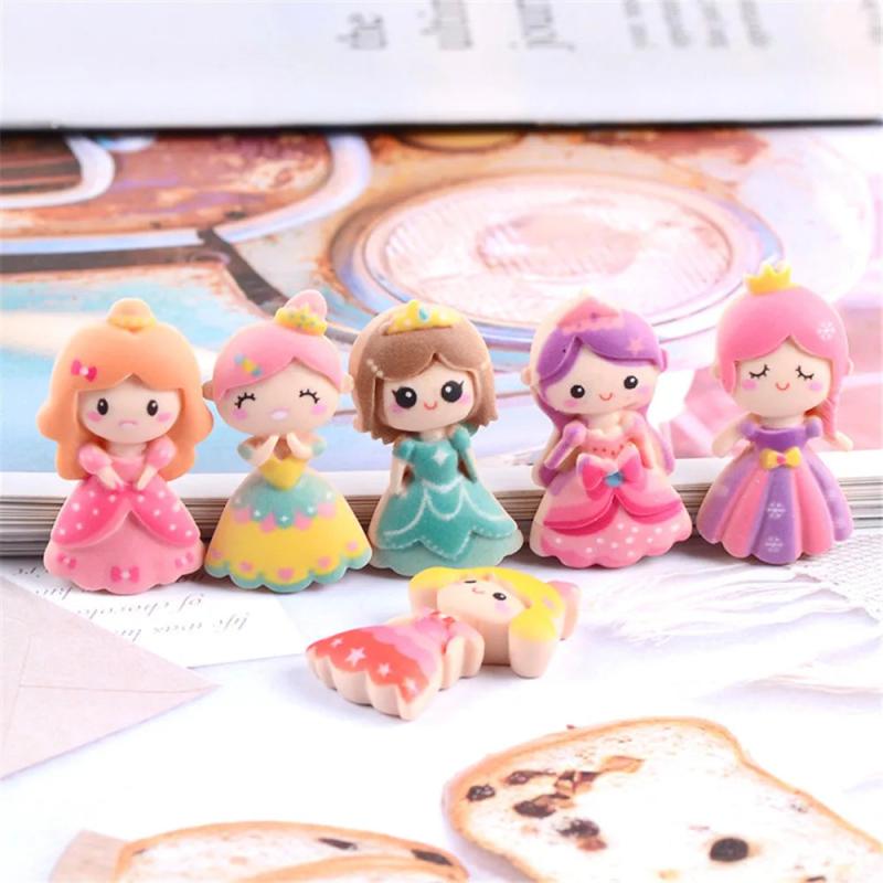 20pcs Resin Little Girl Flatback Princess Cabochons DIY Hair Accessori