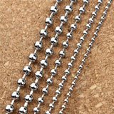 5 Meters Stainless Steel Ball Chain Bulk DIY Necklaces Jewelry Making
