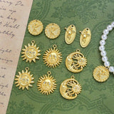 10pcs Sun Idol Angel Pendant DIY Jewelry Materials Charms