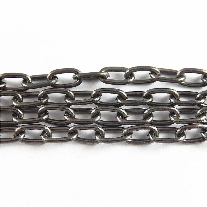Vintage Style Iron Gun Chain for Jewelry Making