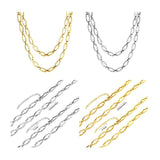 ASON Inoxidable Cross Chain Necklace Stainless Steel For Women Men