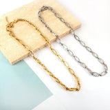 ASON Inoxidable Cross Chain Necklace Stainless Steel For Women Men