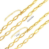 ASON Inoxidable Cross Chain Necklace Stainless Steel For Women Men