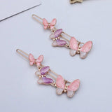 10 PCS Enamel Flower Butterfly Star Moon Hair Clips