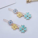 10 PCS Enamel Flower Butterfly Star Moon Hair Clips