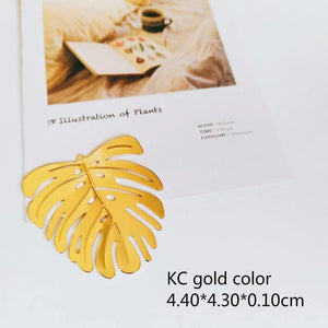 KC Leaf Charms Earring Accessories Diy Jewlery Finding Eardrop Pendant Necklace