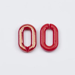 Acrylic U-Shape Buckle Highlight Macarons Beads DIY Bag Mobile Phone Chain
