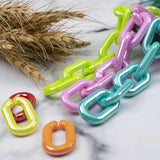 Acrylic U-Shape Buckle Highlight Macarons Beads DIY Bag Mobile Phone Chain