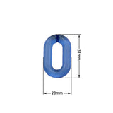Acrylic U-Shape Buckle Highlight Macarons Beads DIY Bag Mobile Phone Chain