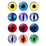 24 Pcs Blyth Doll Eye Chips 14mm Thin Glass DIY BH101