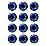 24 Pcs Blyth Doll Eye Chips 14mm Thin Glass DIY BH101