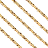 1m Stainless Steel Long Oval Box Chain Link for DIY Jewelry Necklaces Making