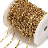 1m Stainless Steel Long Oval Box Chain Link for DIY Jewelry Necklaces Making