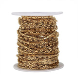 1m Stainless Steel Long Oval Box Chain Link for DIY Jewelry Necklaces Making
