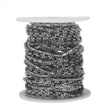 1m Stainless Steel Long Oval Box Chain Link for DIY Jewelry Necklaces Making