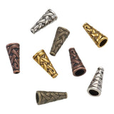 40Pcs 18mm Tibetan Tower End Bead Caps Antique Spacer Beads for DIY Jewelry