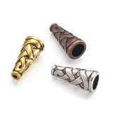 40Pcs 18mm Tibetan Tower End Bead Caps Antique Spacer Beads for DIY Jewelry