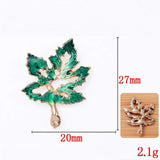 10 Metal Alloy Enamel Leaf Charms Pendant DIY Jewelry Accessories