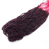 Wholesale 2mm-4mm Red Garnet Faceted Gemstone Beads