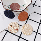 Round Spray Paint Earrings - Set of 2
