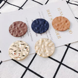 Round Spray Paint Earrings - Set of 2