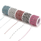 2mm Stainless Steel Enamel Link Chains for Jewelry Making