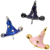 Copper Plated Witch Star Hat DIY Jewelry Baroque Pearl Pin