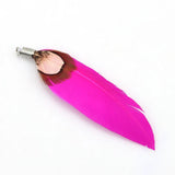 10Pcs Natural Feather Tassel Pendant DIY Jewelry Accessories