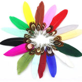 10Pcs Natural Feather Tassel Pendant DIY Jewelry Accessories