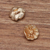 100 PCS 11mm Silver Plated Flowers Hairwear Accessories