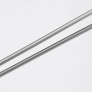 1Meter Stainless Steel Flat Snake Chain Choker Necklace Bracelet