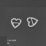 20 PCS Crystal Rhinestone Alloy Buckle for DIY Accessories