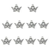 10Pcs/lot Angel Pendant Charm Earrings Necklace DIY Jewelry Making