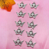 10Pcs/lot Angel Pendant Charm Earrings Necklace DIY Jewelry Making