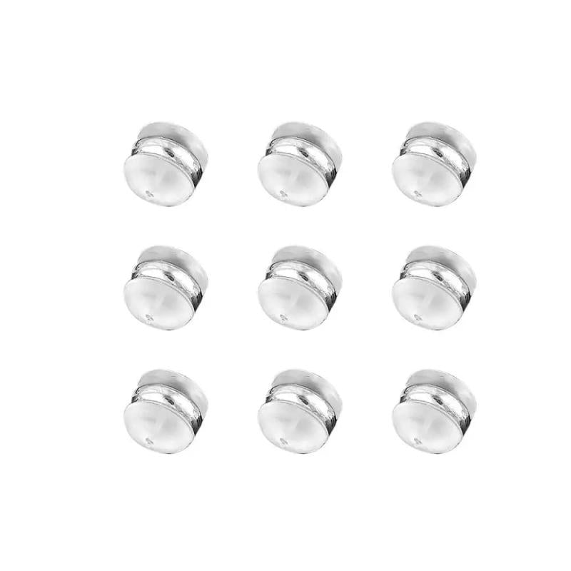 10PCS Silicone Earring Back Stoppers 6.5mm DIY Jewelry Making