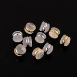 10PCS Silicone Earring Back Stoppers 6.5mm DIY Jewelry Making