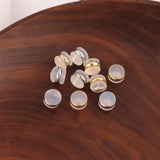 10PCS Silicone Earring Back Stoppers 6.5mm DIY Jewelry Making