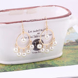 DIY Earrings Jewelry Accessories Alloy Geometric Pendant 8pcs