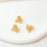 5pcs Matte Butterfly Tail Pendant Buckle DIY Jewelry
