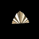 20pcs Brushed Brass Geometric Shape Wrinkle Earrings Bracelet Pendant