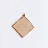 Square Wool Stuff Spacer Pendant Necklace Supplies 4pcs KP2001