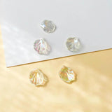 Peony Flower Leaf Earrings & Accessories Set