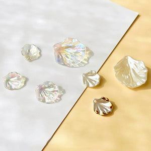 Peony Flower Leaf Earrings & Accessories Set