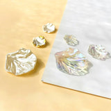 Peony Flower Leaf Earrings & Accessories Set