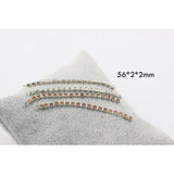 Copper Chain Earrings DIY Jewelry Set with Pearls 4pcs
