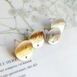 PURPLEGRAPE metal stud earrings for DIY - 10 pieces