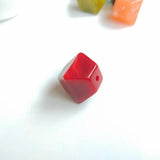 Acrylic Geometric Marble Pendant Earrings Beads 6 Pack