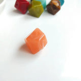 Acrylic Geometric Marble Pendant Earrings Beads 6 Pack